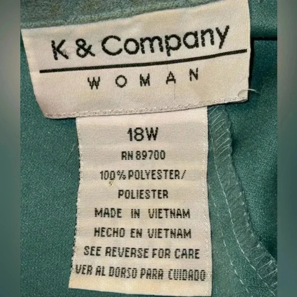 K & Company size 18W Green Suede Women’s Fashion
Classic Style Jacket - Picture 3 of 3